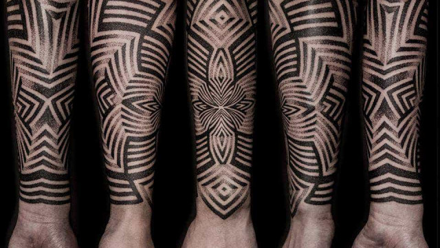 Tatuagens também podem criar ilusões de ótica