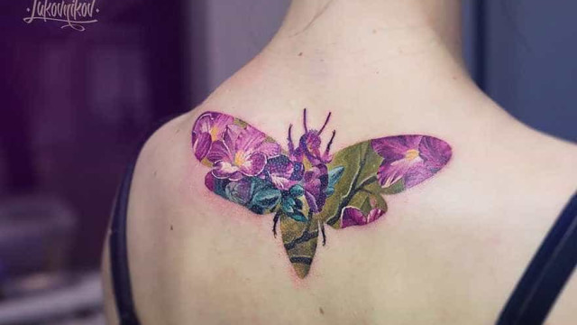 Artista faz tatuagens unindo animais e flores; inspire-se!