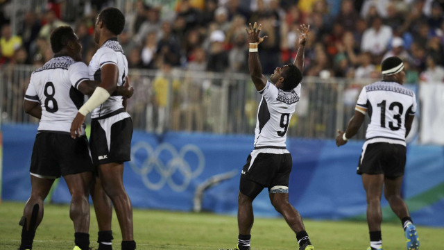 Fiji é ouro no rúgbi e conquista 
primeira medalha da história