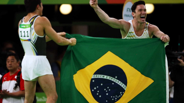 Brasil leva prata e bronze na ginástica masculina