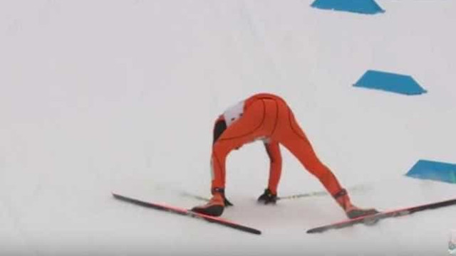 Bizarro: 'pior esquiador no mundo' explode na Internet; veja