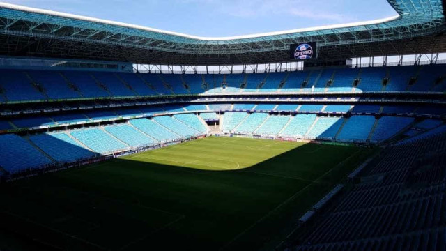 Palco de próximo jogo, Arena do Grêmio recebe visita técnica da CBF