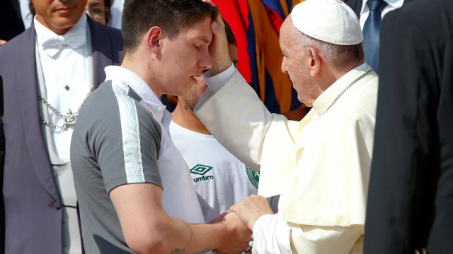 ‘Jamais esqueceremos’, diz Follman após benção do Papa no Vaticano