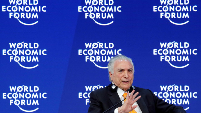 Em Davos, Temer vende reformas e promete estabilidade após eleição