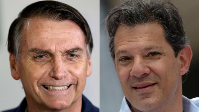 PT adota tom patriota, e Bolsonaro mostra 'guru' no horário eleitoral
