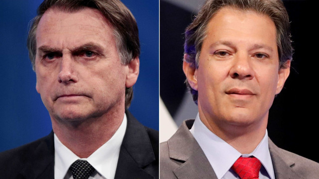 Na cidade de SP, Haddad aparece com 51% dos votos, e Bolsonaro, 49%
