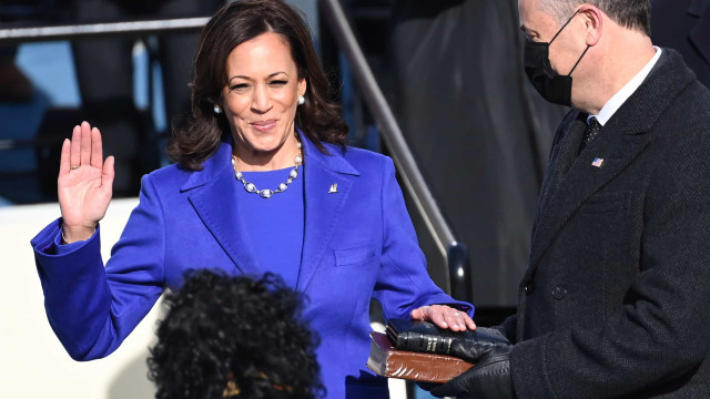 Kamala Harris se tornou hoje a primeira mulher vice-Presidente dos EUA