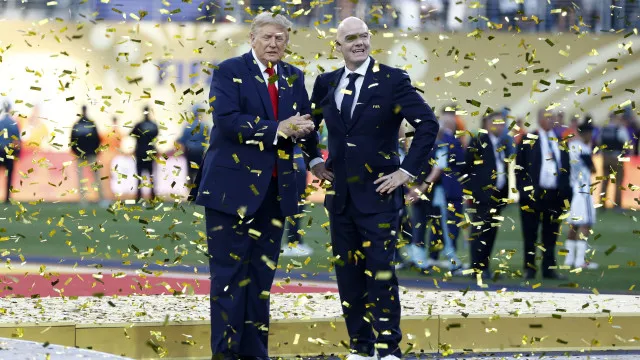 
                    Trump quer que Infantino se candidate a secretário-geral da ONU
                