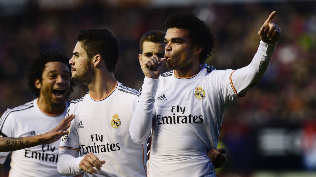 Real Madrid confirma que Pepe sofreu lesão muscular