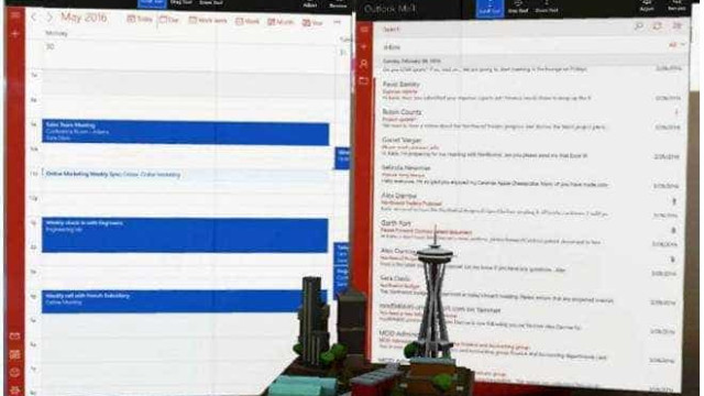 Microsoft coloca Outlook e calendário no HoloLens