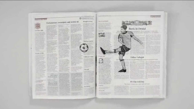 Um jornal, uma caneta e muita criatividade. O flip-book da Euro 2016