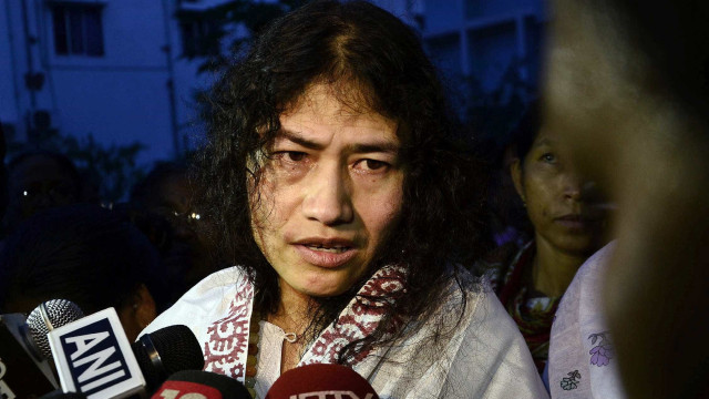 Indiana Irom Sharmila termina greve 
de fome de 16 anos