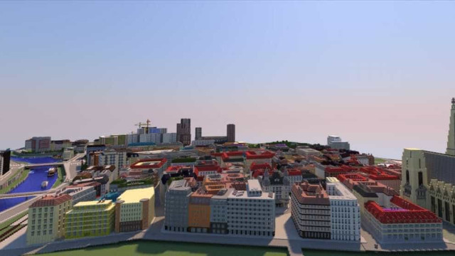 Viena, capital da Áustria, é recriada de maneira perfeita no Minecraft
