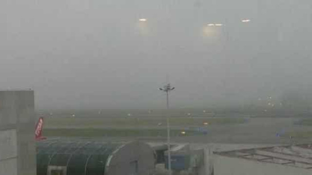 Nevoeiro fecha novamente o Aeroporto Santos Dumont, no Rio