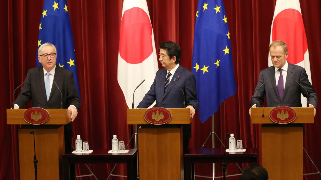 UE e Japão fecham acordo ambicioso e criam bloco comercial