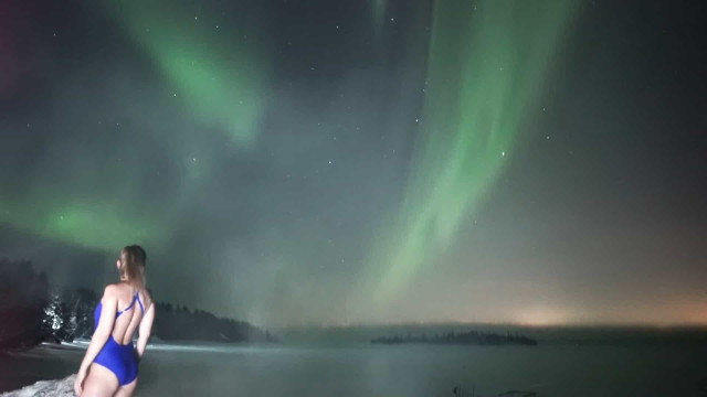 Veja o vídeo de uma aurora boreal de perder o fôlego