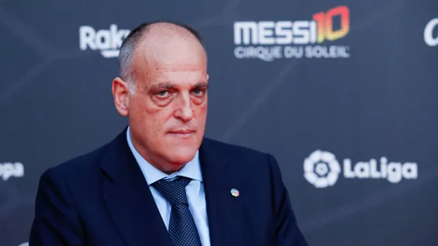 
                    Javier Tebas acusa Florentino Pérez de espalhar mentiras e “vitimismo”
                