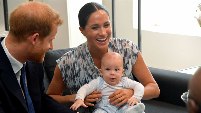 Divulgado o cartão de Natal de Harry, Meghan Markle e Archie