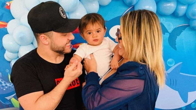 Marília Mendonça comemora 8 meses do filho ao lado do ex