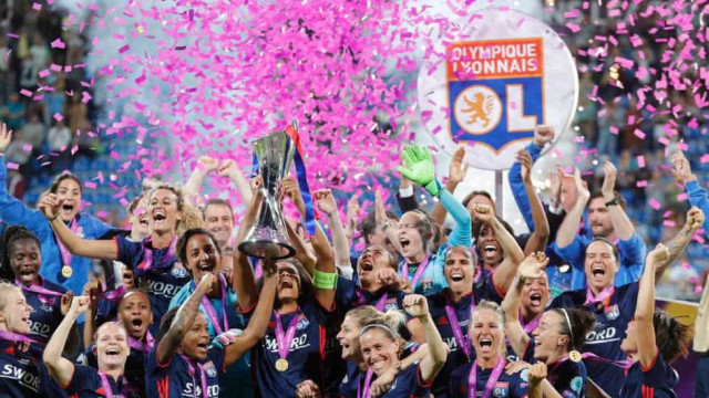 Meninas do Lyon batem Wolfsburg e ganham o 5º título seguido da Liga dos Campeões