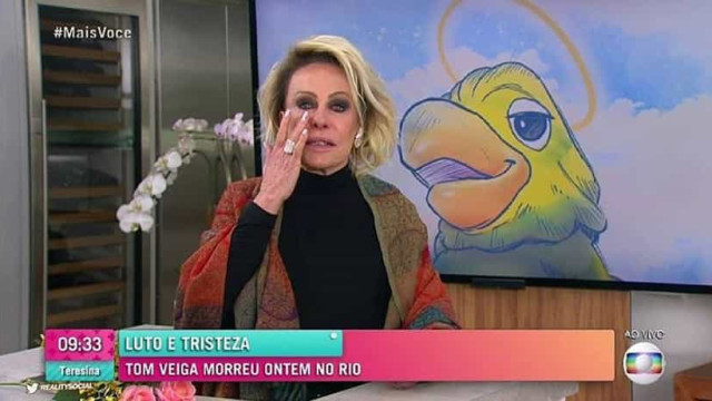 Em programa ao vivo, Ana Maria Braga se emociona ao lembrar de Tom Veiga, o Louro José