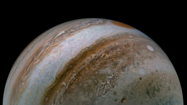 NASA compartilha uma nova (e bela) fotografia de Júpiter