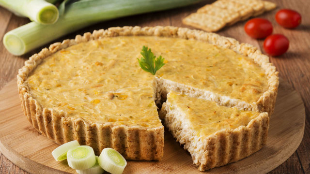 Aprenda a fazer  Quiche de Alho Poró com Frango