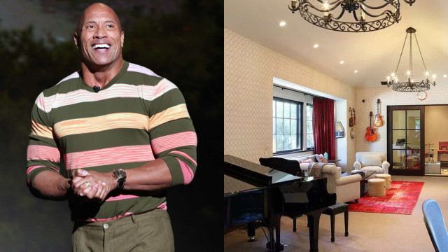 Entre dentro da nova mansão de Dwayne Johnson em Beverly Hills