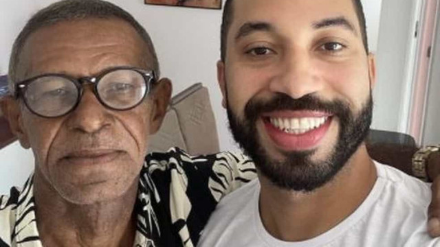 Gil do Vigor comemora reencontro com pai 15 anos após afastamento: 'Te amo'