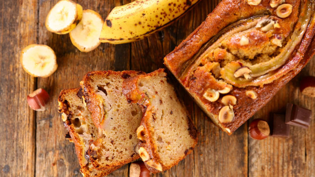 Pão de banana, aveia e mel: Uma tentação muito fofa
