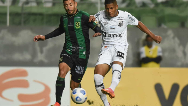 Santos tem mais uma vez dificuldade com rival fechado e perde para o América-MG