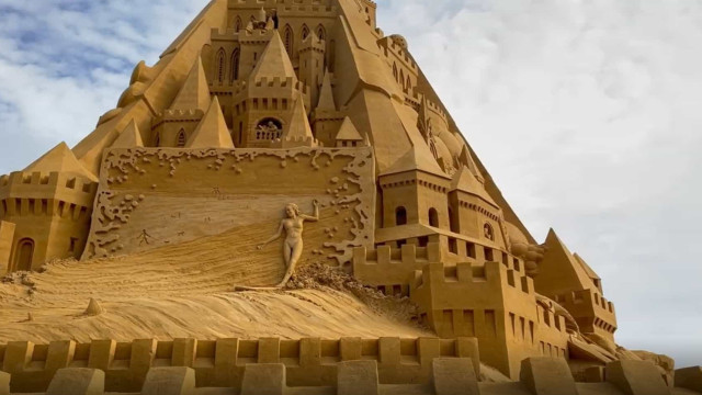 Este é oficialmente o maior castelo de areia do mundo 