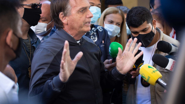 'Se eu perder o apoio popular, acabou', diz Bolsonaro a apoiadores