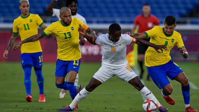 Brasil empata com Costa do Marfim no futebol masculino