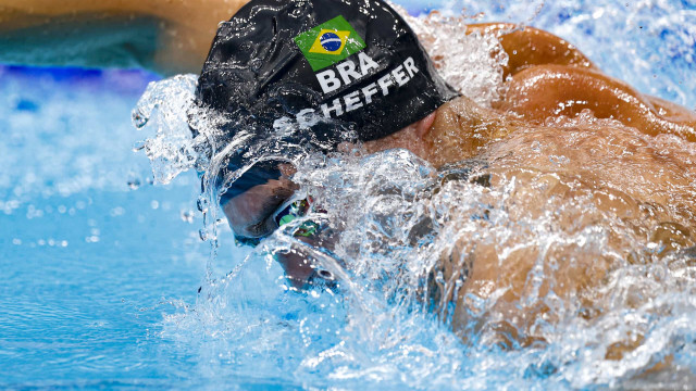 Com Scheffer, Brasil vai à final do revezamento 4x200m livre na natação