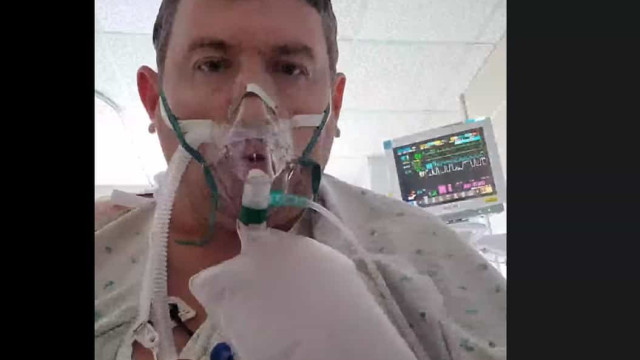Da cama do hospital, negacionista apela para que pessoas se vacinem
