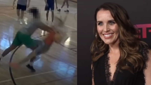 Filho da atriz Allyssa Brooke é espancado em jogo de basquete