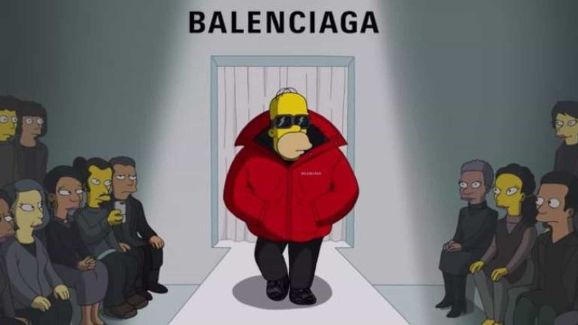 'Os Simpsons' participam de desfile da Balenciaga na Paris Fashion Week