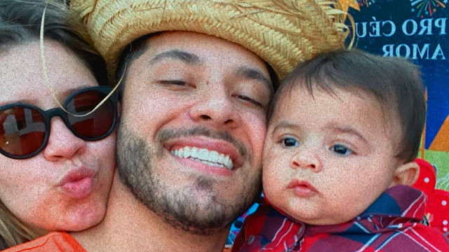 Filho de Marília Mendonça encanta fãs ao colo do pai