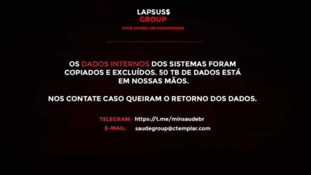 Sites da Saúde e do Conecte SUS saem do ar após suposto ataque hacker
