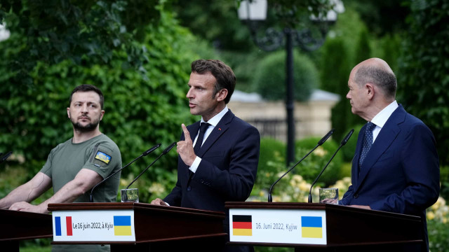 Líderes europeus visitam a Ucrânia e prometem apoio contra a Rússia