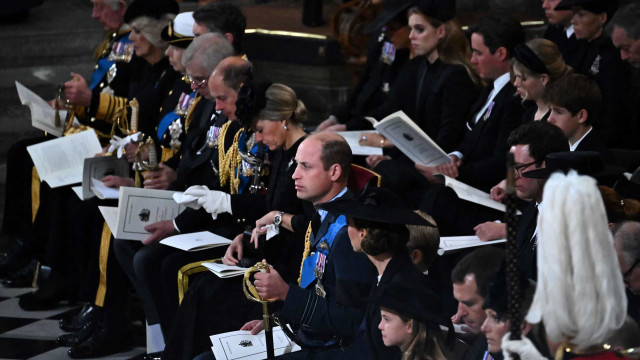 Funeral da rainha: As imagens da família real na Abadia de Westminster