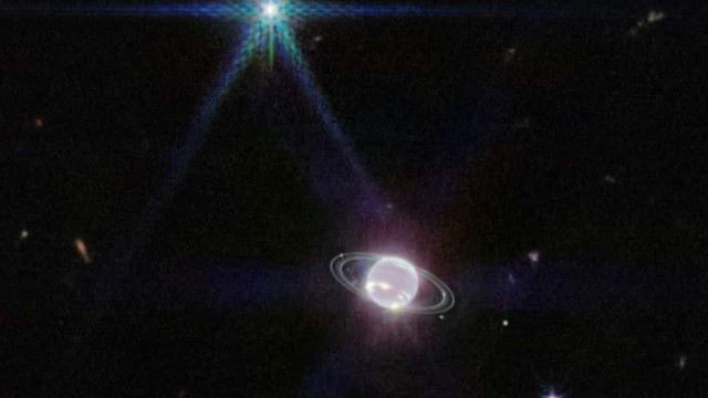 James Webb captura imagem mais clara dos anéis de Netuno em 30 anos