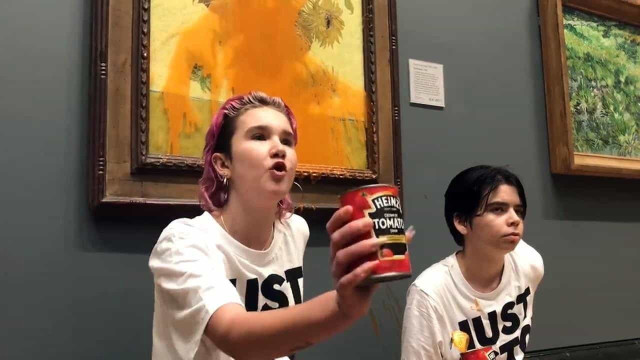 Ativistas que jogaram sopa no quadro de Van Gogh são soltas sob fiança em Londres