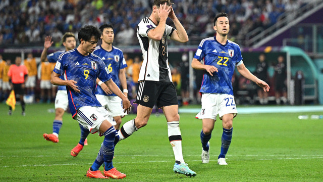 Japão vira contra a Alemanha e vence por 2 a 1