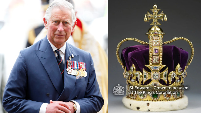 Experiência permite admirar (de perto) a coroa do Rei Charles III