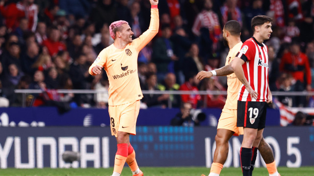 Griezmann balança a rede e dá vitória ao Atlético de Madrid no Espanhol