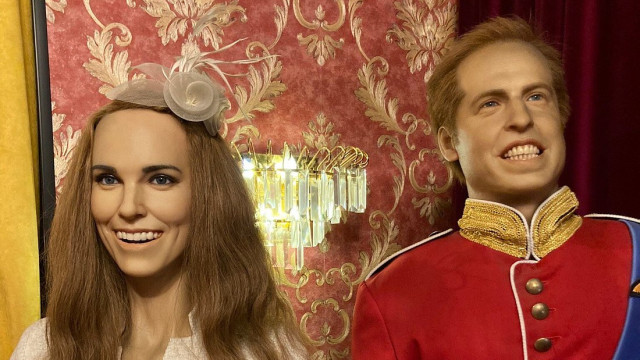 Museu vira alvo de piadas por causa de estátuas de cera de William e Kate
