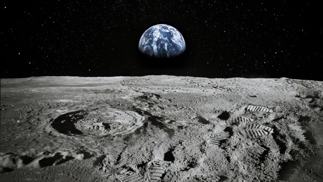 NASA considera construir linha férrea flutuante na Lua