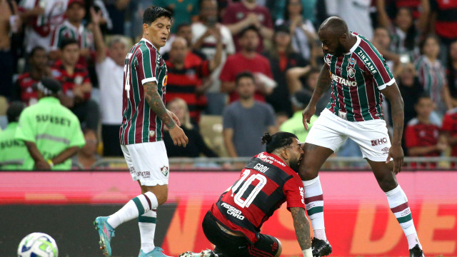 Felipe Melo é expulso, mas Fluminense segura Flamengo em jogo no Maracanã